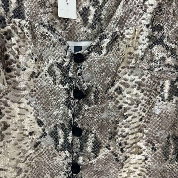 Anthropologie Eva Franco Willow Snake Printed Blouse NWT Size Medium - Picture 10 of 15